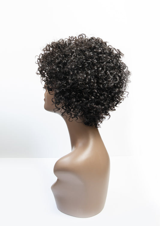 1b 30 Curly Synthetic Fiber Wig
