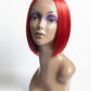 10 in colored bob wigs
